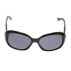 Pre Owned Chanel Black 5113 Flower Detail Sunglasses