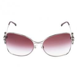 مملوكة مسبقًا Chanel Silver 4180 Square Sunglasses
