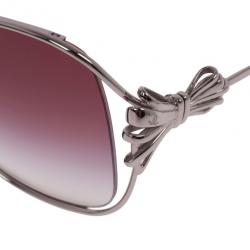 مملوكة مسبقًا Chanel Silver 4180 Square Sunglasses