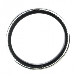 Pre Owned سوار شانيل CC رزين أسود سلسلة