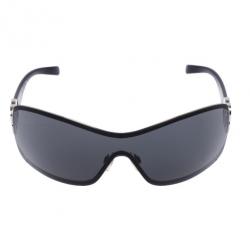 مملوكة مسبقًا Chanel Vintage Black Camelia Shield Sunglasses