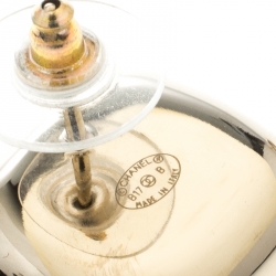 مملوكة مسبقًا Chanel CC Crystal Gold Tone Stud Earrings