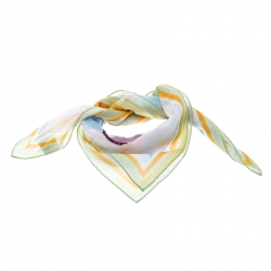 Pre Owned وشاح شانيل فيفا كوكو كوبا ليبريه قطن منقوش متعدد الألوان مربع