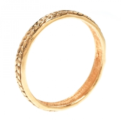 مملوكة مسبقًا سوار شانيل مطلي ذهب منقوش مضفر