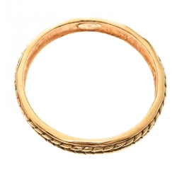 مملوكة مسبقًا سوار شانيل مطلي ذهب منقوش مضفر