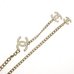 Pre Owned Chanel CC Logo Necklace Belt