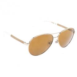 Pre Owned Chanel Silver 4185 Womens Aviators
