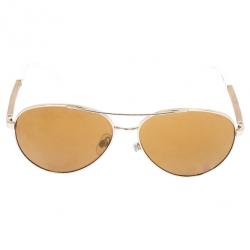 Pre Owned Chanel Silver 4185 Womens Aviators