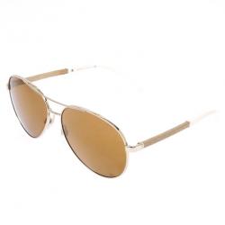 Pre Owned Chanel Silver 4185 Womens Aviators