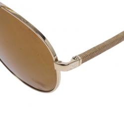 Pre Owned Chanel Silver 4185 Womens Aviators