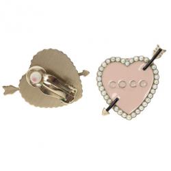 Chanel Coco Heart and Arrow Earrings