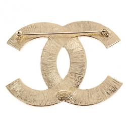 Pre Owned Chanel CC Brooch
