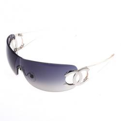 Pre Owned Chanel CC Logo Shield Womens Sunglasses