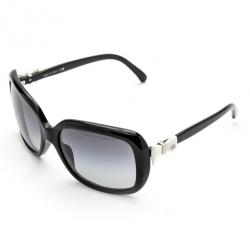 Pre Owned Chanel Black 5171 Bow Woman Sunglasses