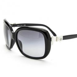Pre Owned Chanel Black 5171 Bow Woman Sunglasses