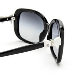 Pre Owned Chanel Black 5171 Bow Woman Sunglasses