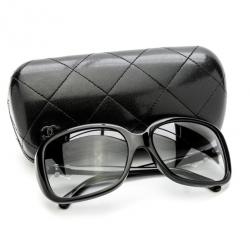 Pre Owned Chanel Black 5171 Bow Woman Sunglasses