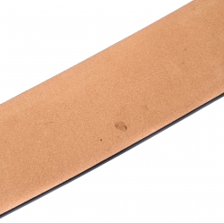 مملوكة مسبقًا Chanel Black Patent Leather Embellished Buckle Belt 80cm