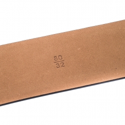 مملوكة مسبقًا Chanel Black Patent Leather Embellished Buckle Belt 80cm