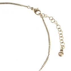Pre Owned Chanel CC White Pendant Necklace