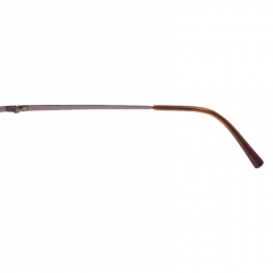 مملوكة مسبقًا Chanel Gold Tone/Burgundy 4003 Rimless Oval Sunglasses