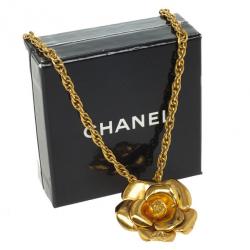 Pre Owned Chanel Vintage Camelia Necklace