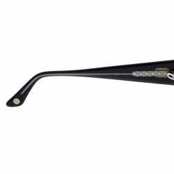 Pre Owned Chanel Black/Green 5021 Oval Sunglasses