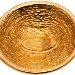 Pre Owned Chanel Coco Medals Vintage Gold-Plated Bracelet 23CM