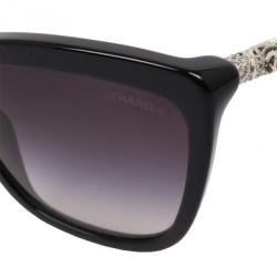 مملوكة مسبقًا Chanel Black 5268 Bijou Womens Sunglasses