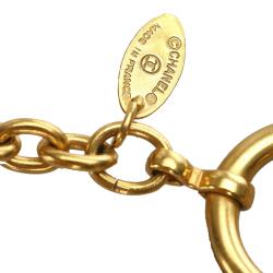 مملوكة مسبقًا Chanel Leo Lion Sun Medallion Gold Plated Metal Necklace