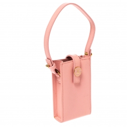 Pre Owned محقظة شانيل فينتدج سي سي فينتدج جلد وردي