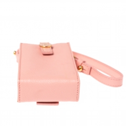 Pre Owned محقظة شانيل فينتدج سي سي فينتدج جلد وردي