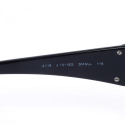 Pre Owned Chanel Black 4119 Rimless Shield CC Logo Women Sunglasses 