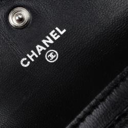 Chanel Black Quilted Classic Lambskin Card Holder