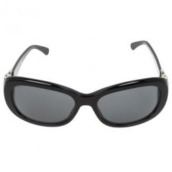 Authentic CHANEL Sunglasses White w/ Black Arms 5181-B, No Box, HTF Color  Combo 