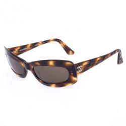 Pre Owned Chanel Tortoise Frame 5006 Women Sunglasses