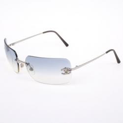 Pre Owned Chanel Rimless 4017-D Women Sunglasses