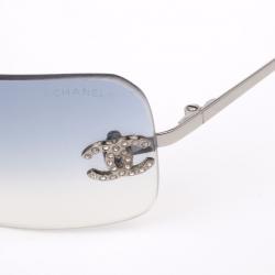 Pre Owned Chanel Rimless 4017-D Women Sunglasses