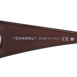 Pre Owned Chanel CC Logo Shield Womens Sunglasses