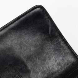 Chanel Black Camelia Embossed Lambskin Wallet 