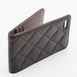 Pre Owned Chanel iPhone 4/4S Black Padded Case