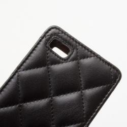 Pre Owned Chanel iPhone 4/4S Black Padded Case