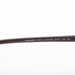 مملوكة مسبقًا Chanel Brown Oval Plastic Sunglasses 