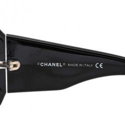 Pre Owned Chanel Black 5076 Sunglasses