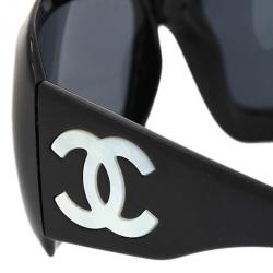 Pre Owned Chanel Black 5076 Sunglasses