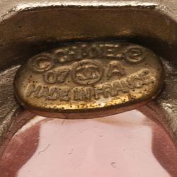 مملوكة مسبقًا Chanel CC Pink Crystal Small Earrings