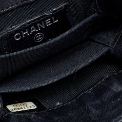 Pre Owned Chanel Black Leather CC Crossbody Phone Holder