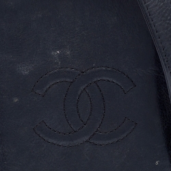 Pre Owned Chanel Black Leather CC Crossbody Phone Holder