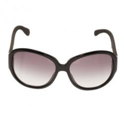 Pre Owned Chanel Black Denim CC Sunglasses