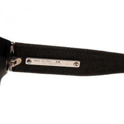 Pre Owned Chanel Black Denim CC Sunglasses